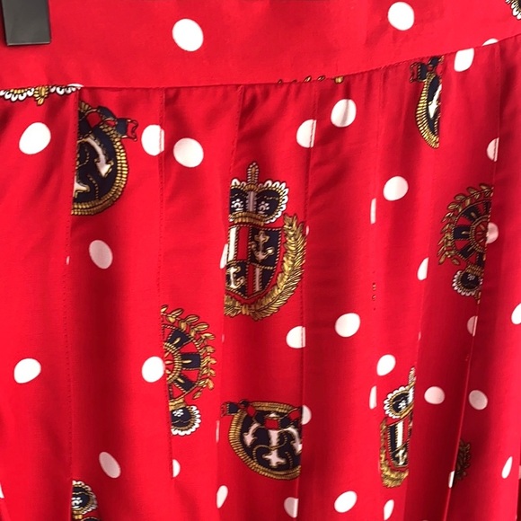 Vintage JH Collection red polka dot skirt, Size 8 - Picture 10 of 10